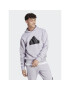 adidas Mikina Future Icons Badge of Sport Hoodie HY3399 Fialová Regular Fit - Pepit.cz