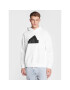 adidas Mikina Future Icons Badge of Sport Hoodie IC3746 Bílá Regular Fit - Pepit.cz