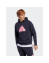 adidas Mikina Future Icons Badge of Sport Hoodie IC3747 Modrá Regular Fit - Pepit.cz