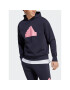 adidas Mikina Future Icons Badge of Sport Hoodie IC3747 Modrá Regular Fit - Pepit.cz