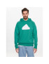 adidas Mikina Future Icons Badge of Sport Hoodie IC3751 Zelená Regular Fit - Pepit.cz