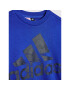 adidas Mikina Logo HF1824 Modrá Regular Fit - Pepit.cz