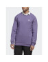 adidas Mikina Trefoil Essentials Crewneck Sweatshirt IA4824 Fialová Regular Fit - Pepit.cz