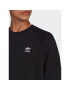 adidas Mikina Trefoil Essentials Crewneck Sweatshirt IA4828 Černá Regular Fit - Pepit.cz