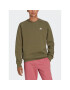 adidas Mikina Trefoil Essentials Crewneck Sweatshirt IB1408 Zelená Regular Fit - Pepit.cz