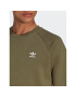 adidas Mikina Trefoil Essentials Crewneck Sweatshirt IB1408 Zelená Regular Fit - Pepit.cz