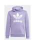 adidas Mikina Trefoil Hoodie IB9983 Fialová Regular Fit - Pepit.cz