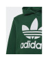 adidas Mikina Trefoil Hoodie IB9984 Zelená Regular Fit - Pepit.cz