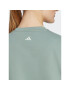 adidas Mikina Yoga Studio Crop Sweatshirt HR5086 Zelená Loose Fit - Pepit.cz