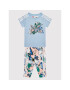 adidas Sada t-shirt a legíny Her Studio London Animal Flower H22600 Modrá Regular Fit - Pepit.cz