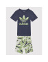 adidas Sada T-shirt a šortky Camo HE6928 Tmavomodrá Regular Fit - Pepit.cz