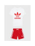 adidas Sada T-shirt a šortky IB9894 Bílá Regular Fit - Pepit.cz