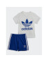 adidas Sada tričko a sportovní šortky Trefoil Shorts Tee Set IB8637 Modrá Regular Fit - Pepit.cz