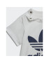 adidas Sada tričko a sportovní šortky Trefoil Shorts Tee Set IB8638 Modrá Regular Fit - Pepit.cz