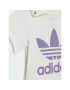 adidas Sada tričko a sportovní šortky Trefoil Shorts Tee Set IB8641 Fialová Regular Fit - Pepit.cz