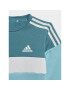 adidas Souprava mikina a legíny Tiberio 3-Stripes Colorblock IJ6326 Modrá Slim Fit - Pepit.cz