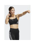 adidas Sportovní podprsenka Aeroreact Training Light-Support 3-Stripes Bra HC7862 Černá - Pepit.cz