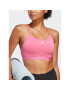 adidas Sportovní podprsenka Aeroreact Training Light-Support Bra HS2980 Růžová - Pepit.cz