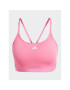 adidas Sportovní podprsenka Aeroreact Training Light-Support Bra HS2980 Růžová - Pepit.cz