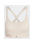 adidas Sportovní podprsenka Tailored Impact Luxe Training High-Support Bra HS2907 Hnědá - Pepit.cz