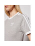 adidas T-Shirt adicolor Classics 3-Stripes GN2909 Šedá Regular Fit - Pepit.cz