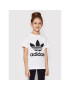 adidas T-Shirt adicolor Trefoil H25246 Bílá Regular Fit - Pepit.cz