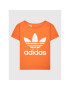 adidas T-Shirt adicolor Trefoil HK2907 Oranžová Regular Fit - Pepit.cz