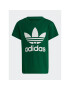 adidas T-Shirt adicolor Trefoil IC9119 Zelená Regular Fit - Pepit.cz