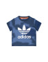 adidas T-Shirt Allover Print Camo GN4116 Tmavomodrá Regular Fit - Pepit.cz