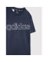 adidas T-Shirt B Lin HE9273 Tmavomodrá Regular Fit - Pepit.cz