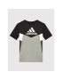 adidas T-Shirt Colorblock HA4025 Černá Regular Fit - Pepit.cz