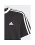 adidas T-Shirt Essentials 3-Stripes Cotton Loose Fit Boyfriend T-Shirt H44670 Černá Loose Fit - Pepit.cz