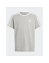 adidas T-Shirt Essentials 3-Stripes Cotton Loose Fit Boyfriend T-Shirt IC3637 Šedá Loose Fit - Pepit.cz