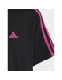 adidas T-Shirt Essentials 3-Stripes Cotton Loose Fit Boyfriend T-Shirt IC3640 Černá Loose Fit - Pepit.cz