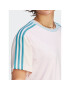 adidas T-Shirt Essentials 3-Stripes IM0364 Růžová Loose Fit - Pepit.cz