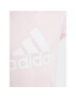 adidas T-Shirt Essentials Big Logo Cotton T-Shirt IC6123 Růžová Slim Fit - Pepit.cz