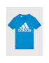 adidas T-Shirt Essentials HE9283 Modrá Regular Fit - Pepit.cz