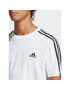 adidas T-Shirt Essentials Single Jersey 3-Stripes T-Shirt IC9336 Bílá Regular Fit - Pepit.cz