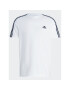 adidas T-Shirt Essentials Single Jersey 3-Stripes T-Shirt IC9336 Bílá Regular Fit - Pepit.cz