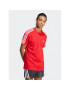 adidas T-Shirt Essentials Single Jersey 3-Stripes T-Shirt IC9339 Červená Regular Fit - Pepit.cz