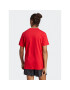 adidas T-Shirt Essentials Single Jersey 3-Stripes T-Shirt IC9339 Červená Regular Fit - Pepit.cz