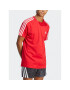 adidas T-Shirt Essentials Single Jersey 3-Stripes T-Shirt IC9339 Červená Regular Fit - Pepit.cz