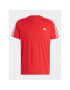 adidas T-Shirt Essentials Single Jersey 3-Stripes T-Shirt IC9339 Červená Regular Fit - Pepit.cz