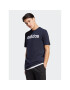 adidas T-Shirt Essentials Single Jersey Linear Embroidered Logo T-Shirt IC9275 Modrá Regular Fit - Pepit.cz