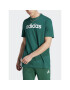 adidas T-Shirt Essentials Single Jersey Linear Embroidered Logo T-Shirt IJ8658 Zelená Regular Fit - Pepit.cz