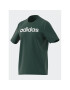 adidas T-Shirt Essentials Single Jersey Linear Embroidered Logo T-Shirt IJ8658 Zelená Regular Fit - Pepit.cz