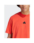 adidas T-Shirt Future Icons 3-Stripes T-Shirt IC8250 Červená Loose Fit - Pepit.cz