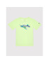 adidas T-Shirt Graphic Stoked Beach HE6907 Zelená Regular Fit - Pepit.cz