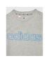 adidas T-Shirt Lin HE9272 Šedá Regular Fit - Pepit.cz