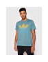 adidas T-Shirt Tref Ombre T GP0164 Zelená Regular Fit - Pepit.cz